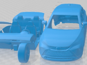 Toyota Venza 2021 Printable Car 3D 프린트 모델