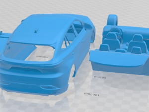 Toyota Venza 2021 Printable Car Modello di stampa 3D