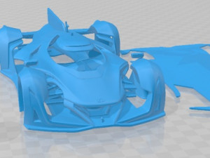 Hyundai N 2022 Vision Gran Turismo Printable Car 3D 프린트 모델
