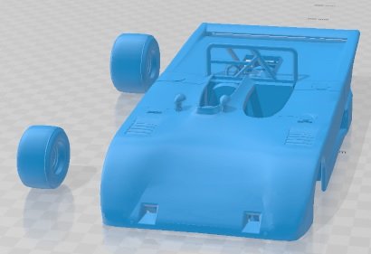 Lola T290 1972 Printable Car 3D Принт Модель .c4d .max .obj .3ds .fbx .stl .blend 