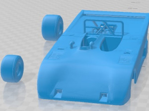 Lola T290 1972 Printable Car 3Dプリントモデル