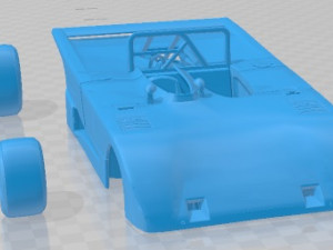 Lola T290 1972 Printable Car 3D Принт Модель