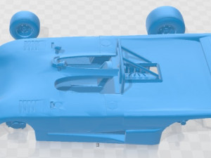 Lola T290 1972 Printable Car 3D Принт Модель