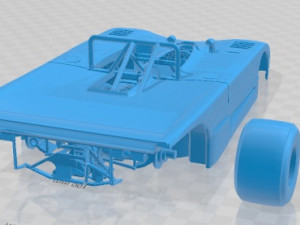 Lola T290 1972 Printable Car 3D Принт Модель