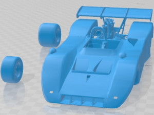 BRM P167 1971 Printable Car 3D Print Model