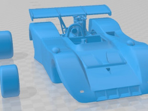 BRM P167 1971 Printable Car Model do druku 3D