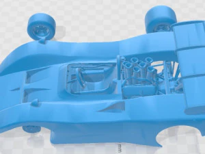 BRM P167 1971 Printable Car 3D Print Model