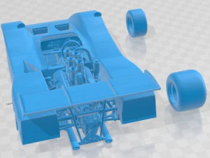 BRM P167 1971 Printable Car 3D Print Model