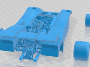 BRM P167 1971 Printable Car Model do druku 3D