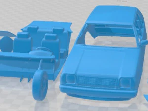 Mazda 323 Familia 1978 Printable Car 3D Print Model