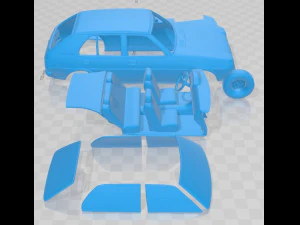 Mazda 323 Familia 1978 Printable Car 3D Print Model