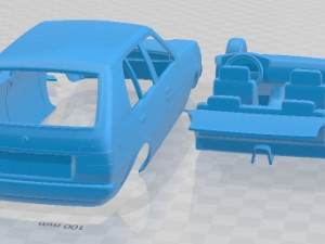 Mazda 323 Familia 1978 Printable Car Model do druku 3D