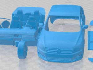Volkswagen Santana 2014 Printable Car 3D Print Model