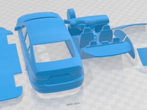 Volkswagen Santana 2014 Printable Car Modelo de impresión 3D