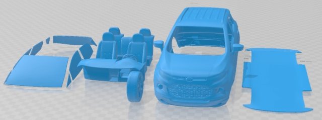 Eco Sport 2014 Printable Car Modèles 3D en vedette .c4d .max .obj .3ds .fbx .stl .blend 
