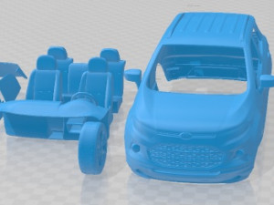 Eco Sport 2014 Printable Car 3D Print Model