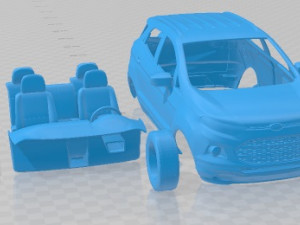Eco Sport 2014 Printable Car Modèles 3D en vedette