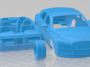 Bentley Continental Flying Spur 2014 Printable Car Modèles 3D en vedette