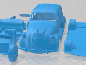 Toyota AA 1940 Printable Car 3D Print Model