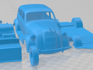 Toyota AA 1940 Printable Car 3D Принт Модель