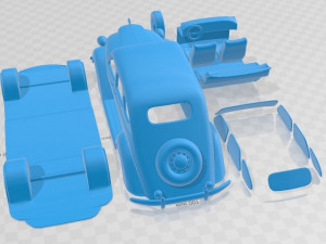 Toyota AA 1940 Printable Car 3D Принт Модель