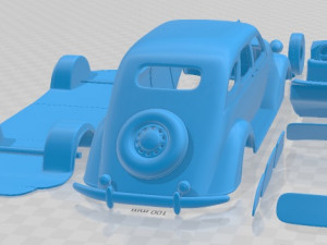 Toyota AA 1940 Printable Car 3D Принт Модель