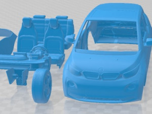 I3 Coupe 2014 Printable Car 3D प्रिंट मॉडल