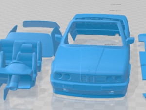 E30 Cabriolet 1991 Printable Car 3D Print Model