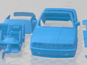 Coche Imprimible E30 Cabriolet 1991 Modelo de impresión 3D