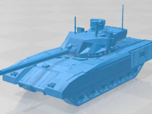 T14 Armata Printable Tank 3D Print Model