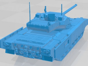 T14 Armata Printable Tank 3D Принт Модель