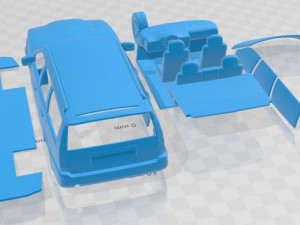 Volvo 850 Wagon 1992 Printable Car 3D 프린트 모델