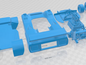 McLaren M8C 1970 Printable Car Modelo de impresión 3D