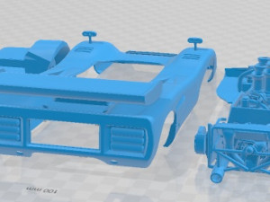McLaren M8C 1970 Printable Car Modelo de impresión 3D