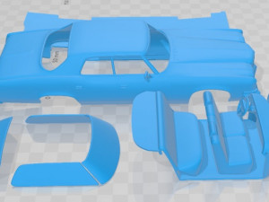 Pontiac Catalina 1972 Printable Car 3D 打印模型