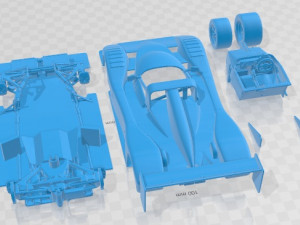 Ferrari 333 SP Printable Car Modelo de Impressão 3D