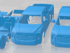 Toyota Tundra 2022 Printable Car Modelo de impresión 3D