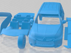 Mitsubishi Pajero Sport TH 2019 Printable Car 3D Print Model