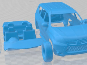 Mitsubishi Pajero Sport TH 2019 Printable Car Modello di stampa 3D