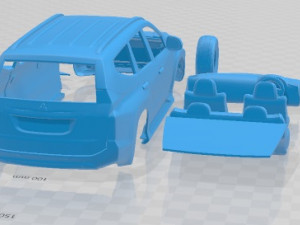 Mitsubishi Pajero Sport TH 2019 Printable Car Modello di stampa 3D
