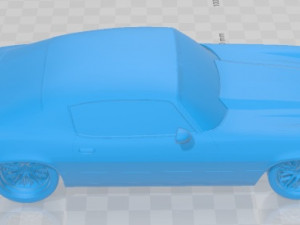 Chevrolet Camaro 1970 Protouring Printable Car 3D Print Model