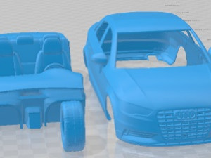 Audi A3 Sedan 2014 Printable Car 3Dプリントモデル