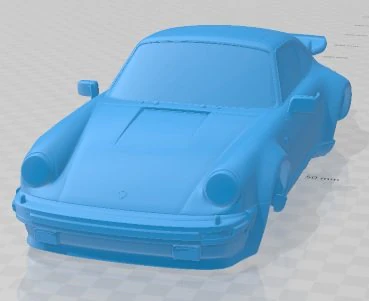 Porsche 911 1973 Printable Car 3D Print Model .c4d .max .obj .3ds .fbx .stl .blend 