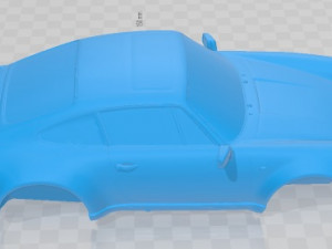 Porsche 911 1973 Printable Car Model Cetak 3D