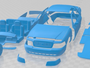 Crown Victoria 2005 Printable Car 3D Baskı Modeli