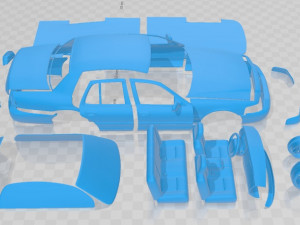 Crown Victoria 2005 Printable Car 3D प्रिंट मॉडल