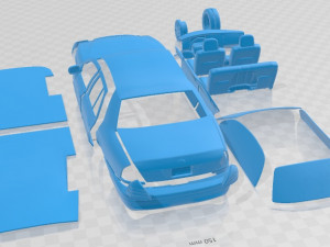 Crown Victoria 2005 Printable Car 3D प्रिंट मॉडल