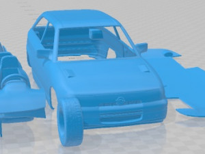 Opel Astra GSi 1991 Printable Car Modelo de Impressão 3D