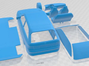Opel Astra GSi 1991 Printable Car 3D Print Model