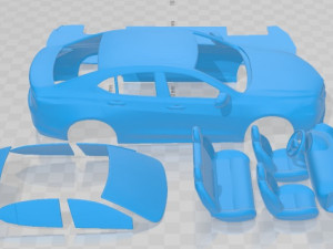 Acura TLX 2014 Printable Car Model do druku 3D